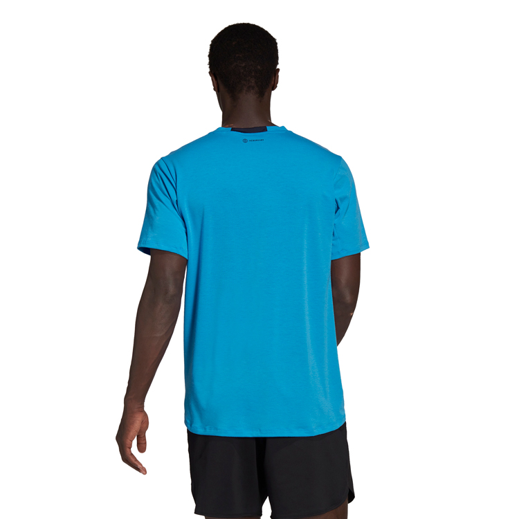 Tricou bărbătesc Adidas M D4T TEE S Albastru deschis photo 4